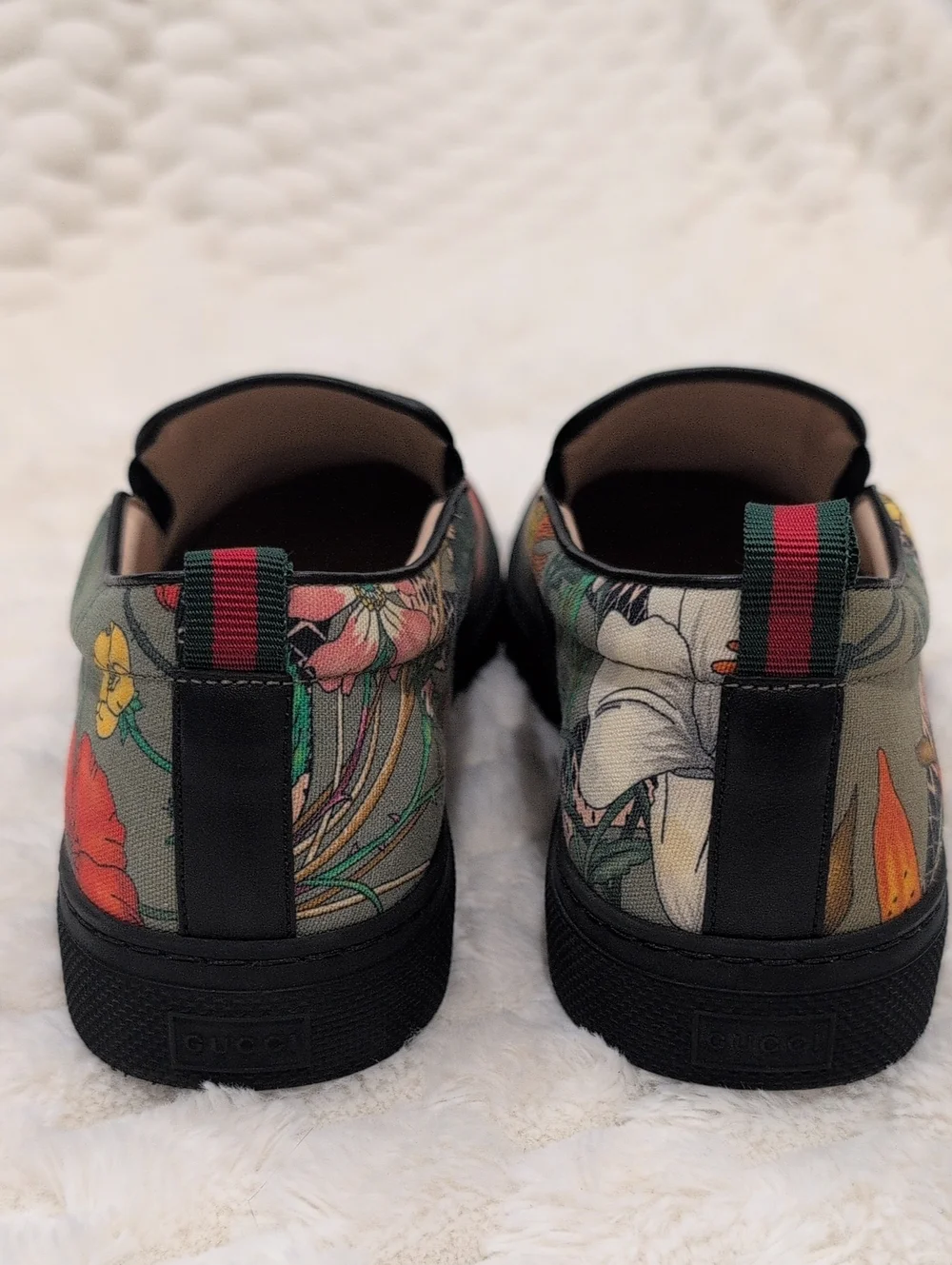 UK11 Men's Gucci Dino Jungle Men's Slip-On Loafers
